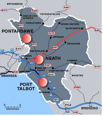 Neath Port Talbot Road Map