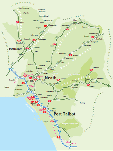 NPT Sites and Premises Map